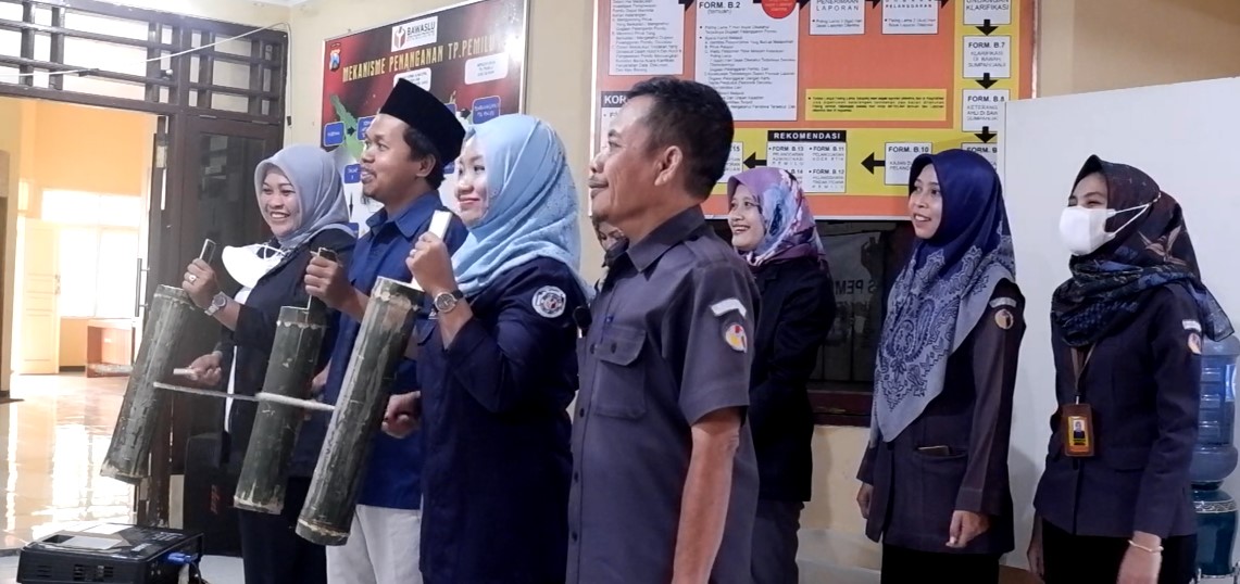 Bawaslu kota mojokerto, apel siaga pengawasan, Pemilu,