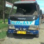 bus terbalik, Asahan,
