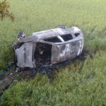 Mobil CRV, Terbakar, Jombang,