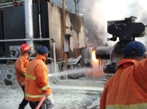 Kebakaran Gudang Aspal di Jember, Api Berasal Dari Mesin Pemanas