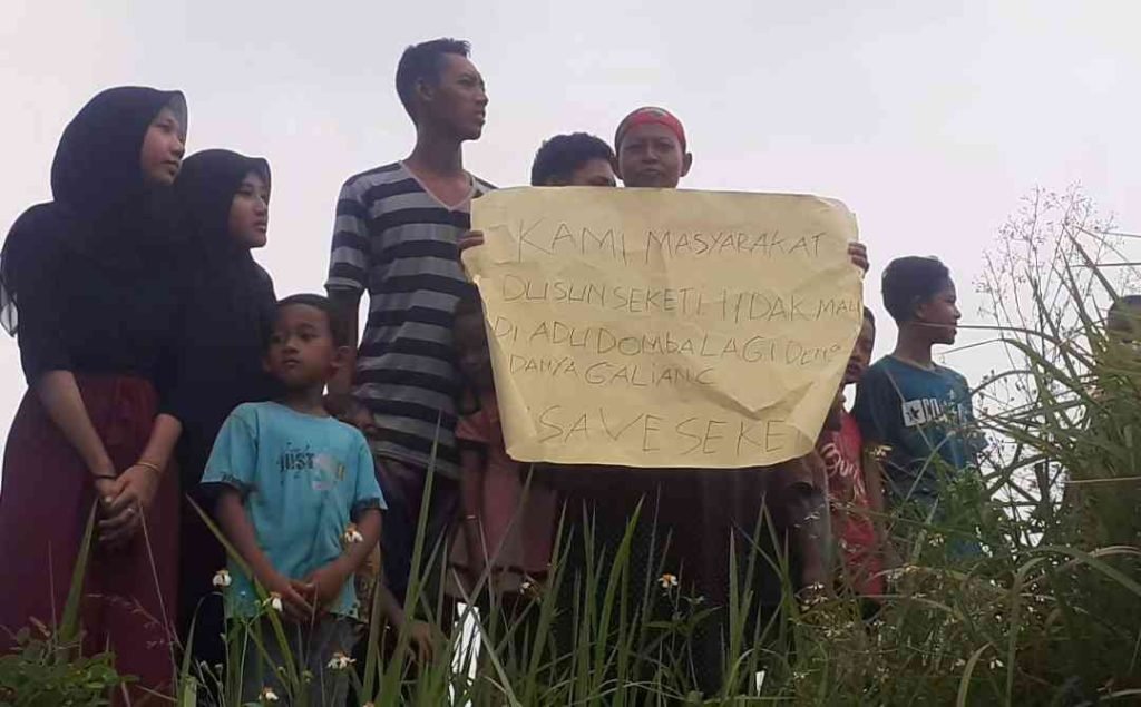 Ratusan Warga Seketi Kembali Geruduk Galian-C