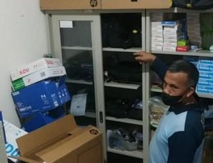 Maling Bobol SMP di Kota Pasuruan, CCTV dan Kotak Amal Amblas