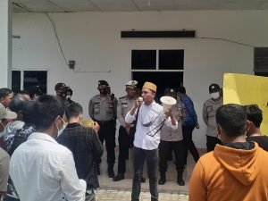 Dema Pospera Asahan Unjuk Rasa di PMD Terkait Pilkades di Kabupaten Asahan
