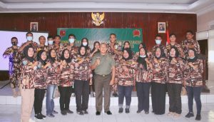 KOREM 152/Babullah Fokuskan Komunikasi Sosial Keluarga Besar TNI Tahun 2022