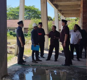 Gedung DPRD Kota Mojokerto Senilai Rp 25 M Dikerjakan Asal-Asalan Disidak Dewan