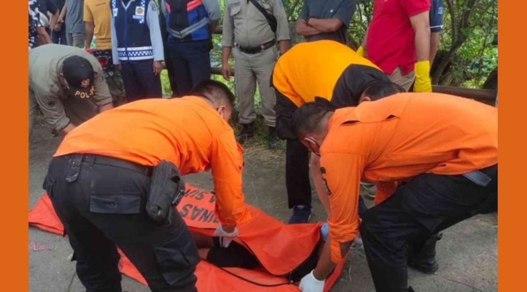 Pria Misterius Ditemukan Tewas Tergantung di Jembatan Menganti Surabaya