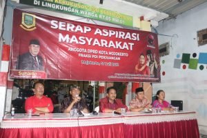 Reses Ketua DPRD Kota Mojokerto, Tegaskan Distibusi Bansos Harus Tepat Sasaran 