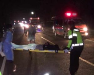 Ditabrak Motor Dari Belakang, Kakak Beradik di Ngawi Luka-luka