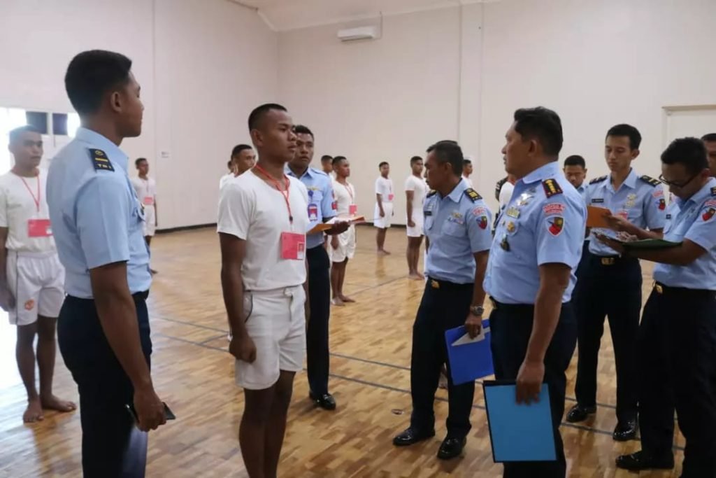 Lanud Leo Wattimena Gelar Sidang Pantukhir Daerah Calon Siswa Tamtama PK Gelombang II TNI AU Tahun 2022