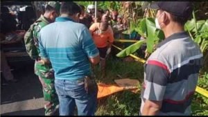 Seorang Kakek Ditemukan Tewas Tengkurap di Persawahan Mojokerto