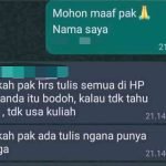 Dosen, Memaki, Mahasiswi