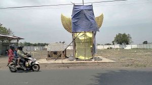 Monumen Garuda, Trowulan, Mojokerto,