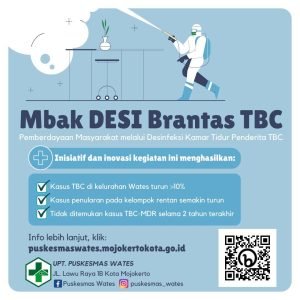Turunkan Kasus Infeksi TBC, Puskesmas Wates Luncurkan MBAK DESI BRANTAS TBC