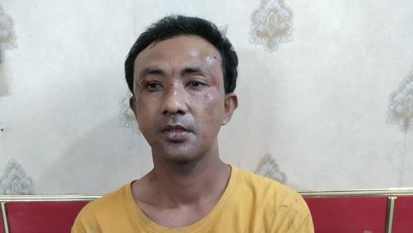 Ditinggal teman, Maling Motor, Dihajar Warga,