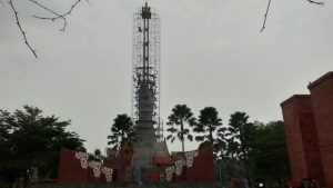 DLH Optimis Tugu Arya Wiraraja Alun-Alun Kota Mojokerto Rampung