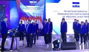 Dilantik Langsung Oleh AHY, DPC Demokrat Mojokerto Siap Besarkan Partai