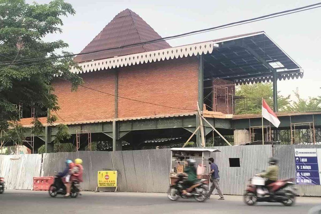 Progres Pembangunan Mencapai 63 Persen, Skywalk Mojokerto Ditargetkan Rampung Akhir Bulan