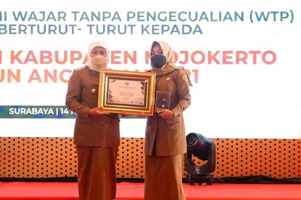 8 Kali Berturut-turut Pemkab Mojokerto Sabet Opini WTP dari BPK