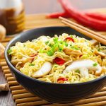Mie instan, Diet
