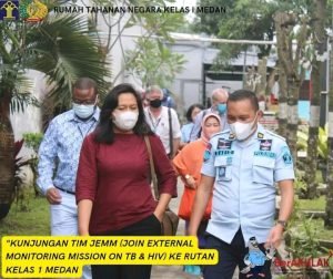 Kepala Seksi Pelayanan Tahanan Menerima Kunjungan Tim JEMM
