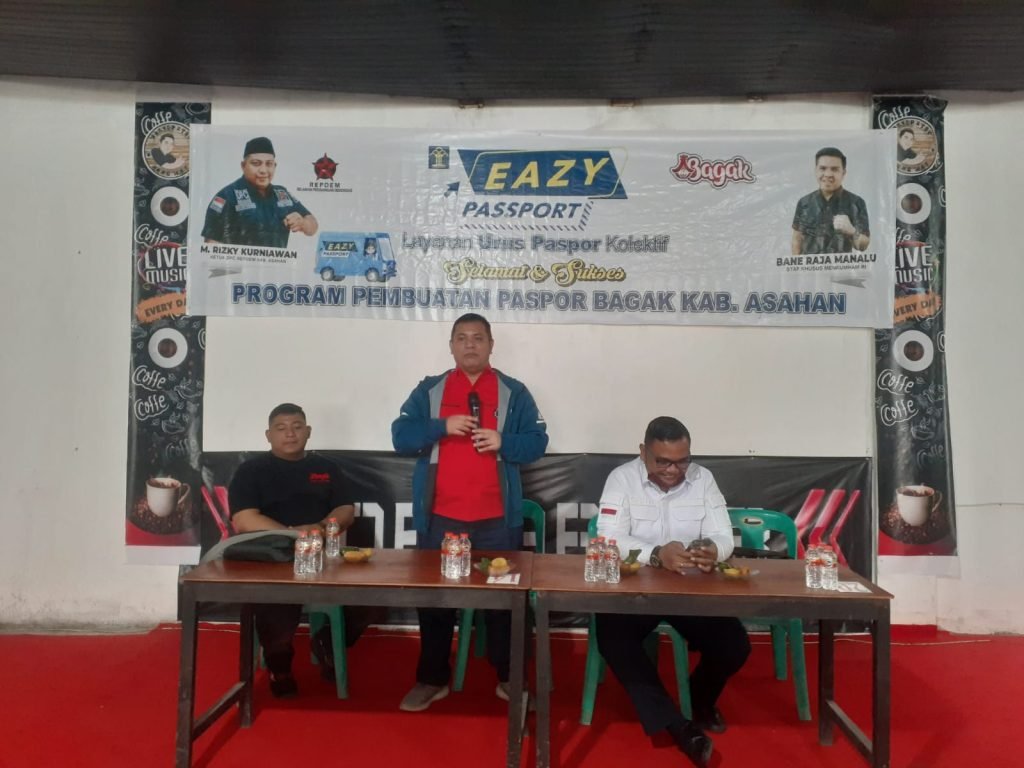 Relawan Bagak Kabupaten Asahan, Melaksanakan Program Eazy Pasport Kepada Masyarakat Asahan