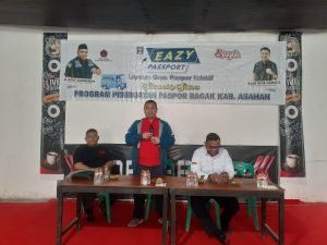 Relawan Bagak Kabupaten Asahan, Melaksanakan Program Eazy Pasport Kepada Masyarakat Asahan