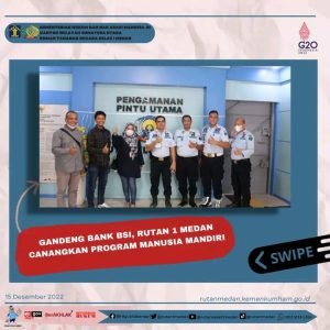 Gandeng Bank Syariah, Karutan Kelas 1 Medan Canangkan Pinjaman Modal