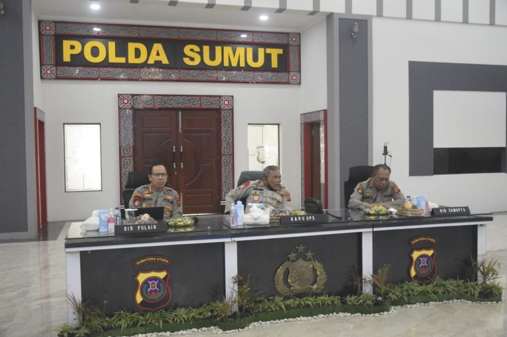 Mantapkan Operasi Lilin 2022 Polda Sumut Gelar Rapat Teknis Lintas Sektoral