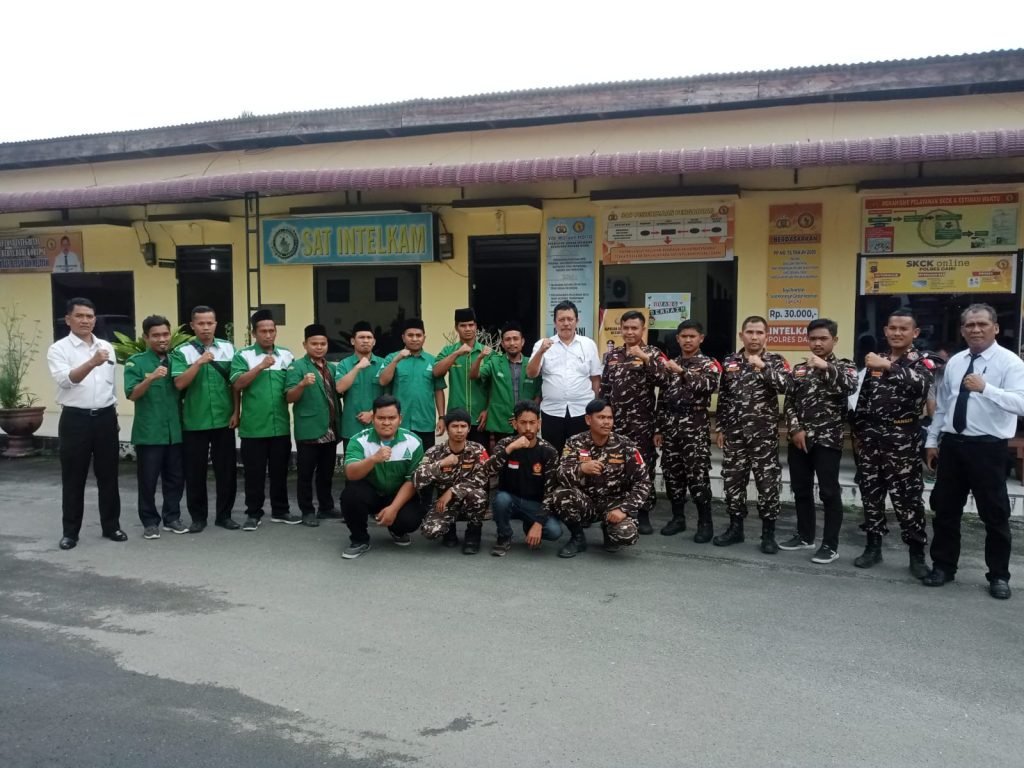 GP Ansor Dairi ikuti Apel siaga Ops lilin 2022 oleh Polres Dairi