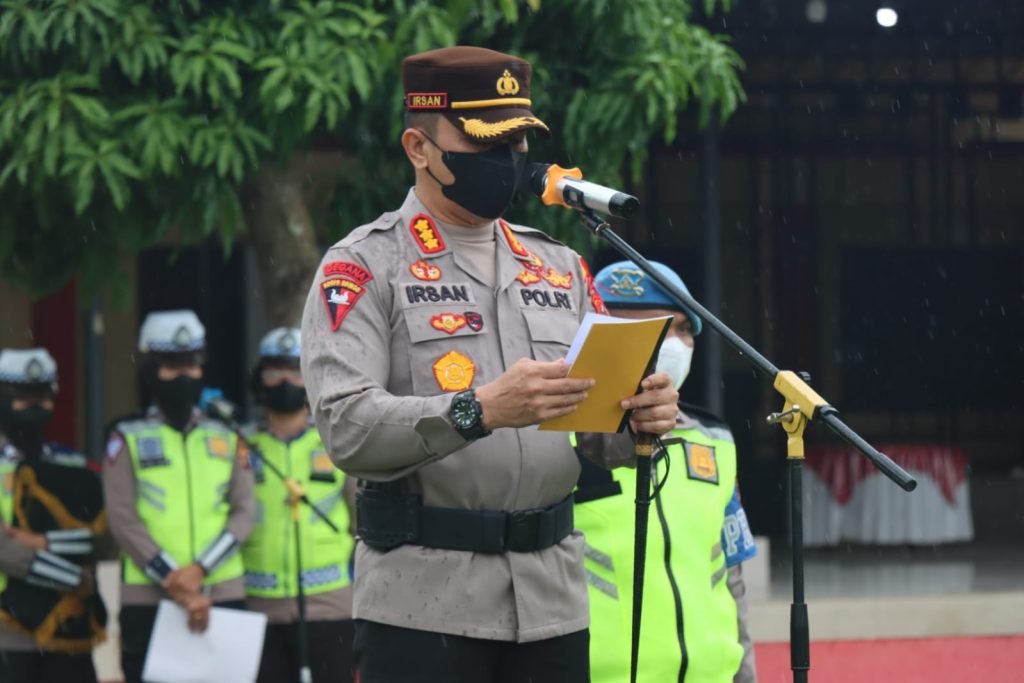 Kapolresta Deli Serdang pimpin Apel Gelar Pasukan Ops Lilin Toba 2022