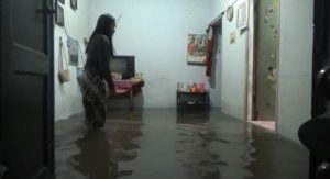 Hujan Deras Membuat Puluhan Rumah di Denanyar, Jombang Terendam Banjir