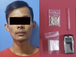 Asyik Kemas Sabu, Pengedar Narkoba di Surabaya Diringkus Polisi