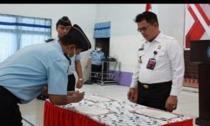 Rutan Kelas 1 Medan Gelar Upacara Penandatanganan Zona Integritas Wujud Komitmen Bersih Dari KKN