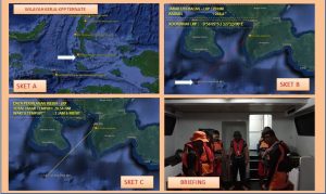 Kapal Berpenumpang 12 Orang Mati Mesin di Tengah Laut Halmahera