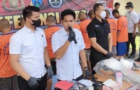 Belasan pesilat diringkus polisi, Kediri