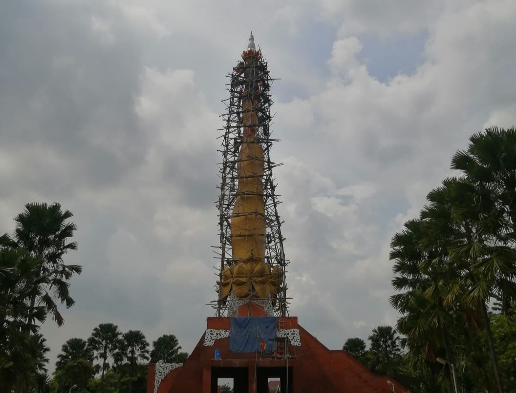 Tugu Alun-alun Kota Mojokerto, Pembangunan Tugu Alun-alun