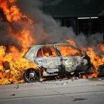 Mobil dibakar, Probolinggo