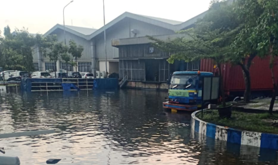 Kondisi PT. JAI Banjir, Diduga Akibat