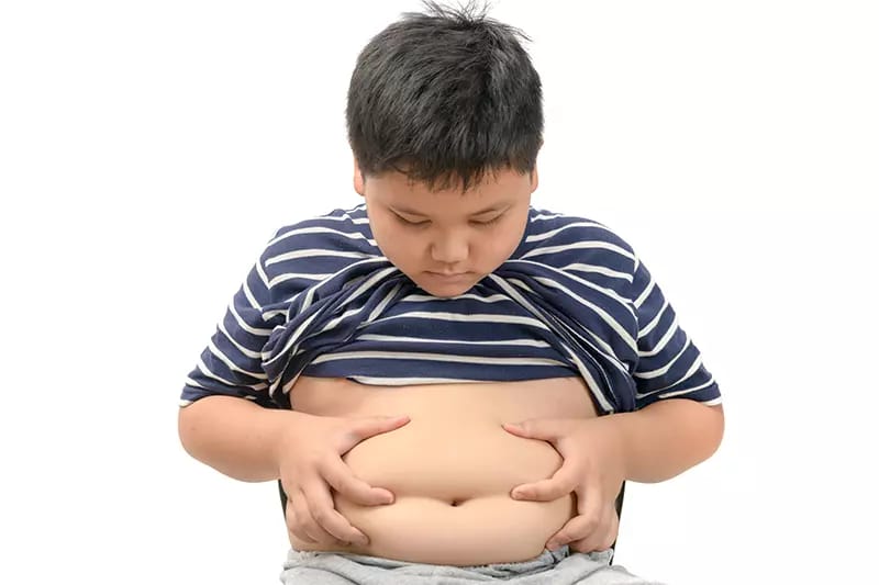 Bahaya obesitas, Anak obesitas
