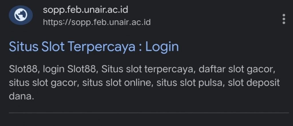 Diretas, Website Resmi Unair dan UPN Jawa Timur Jadi Situs Judi Slot