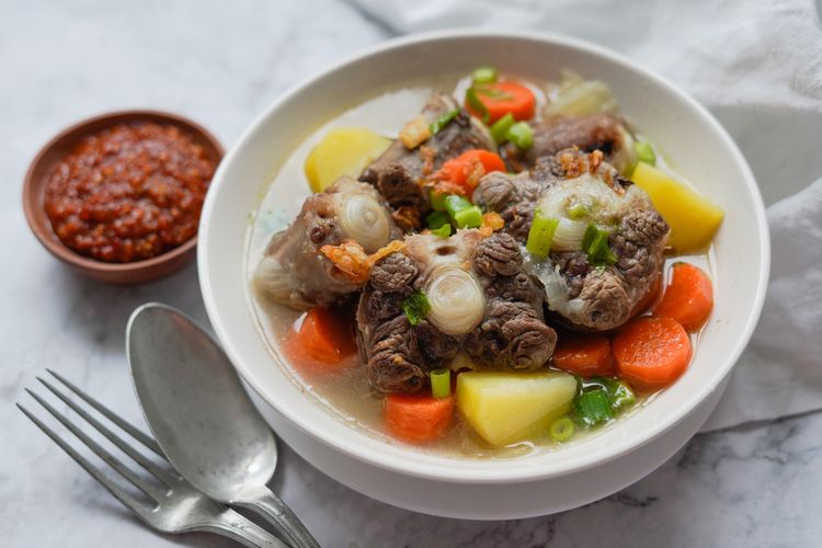 Sop buntut, Resep masakan
