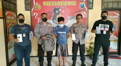 Handphone curian, Berita Jombang