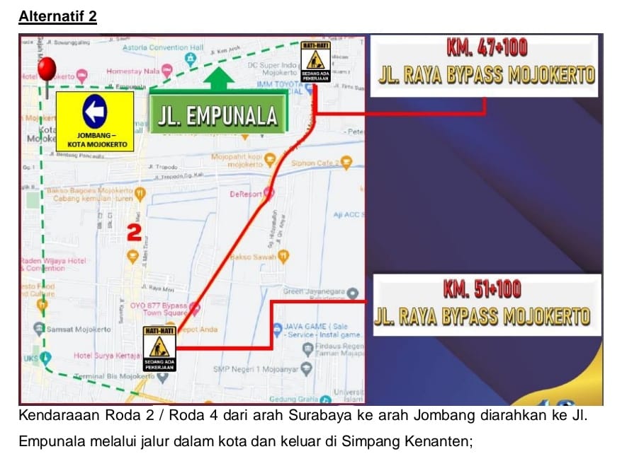 jalur alternatif lebaran 2023