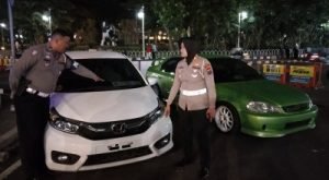 Razia Balap Liar di Kota Batu, Polisi Amankan Dua Mobil