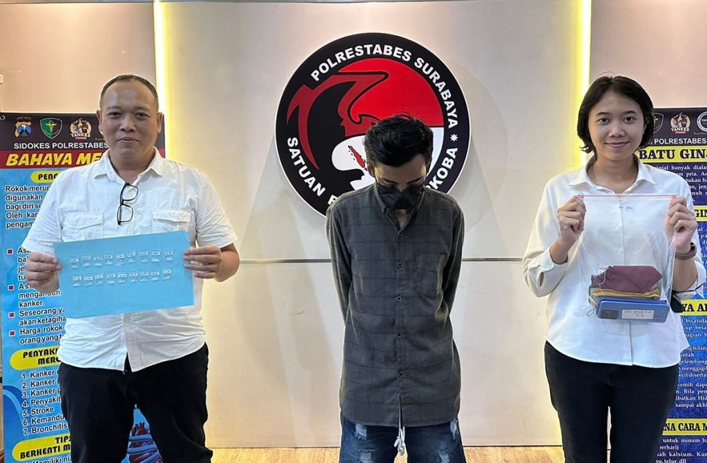 Simpan Sabu Dalam Kantong Kain, Montir di Surabaya Diringkus Polisi