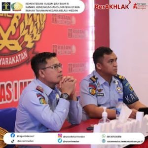 Rutan Kelas I Medan Kanwil Kemenkumham Sumut Mengikuti Kegiatan Cegah Gangguan Kamtib