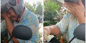 Dibentak anak, Wisuda, Bapak-bapak menangis