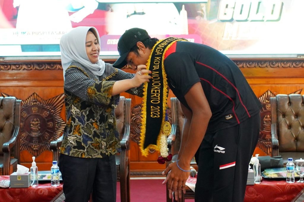 Sukses Sabet Emas Sea Games 2023, Atlet Bola Voli Pantai Asli Kota Mojokerto Didapuk Duta Olahraga