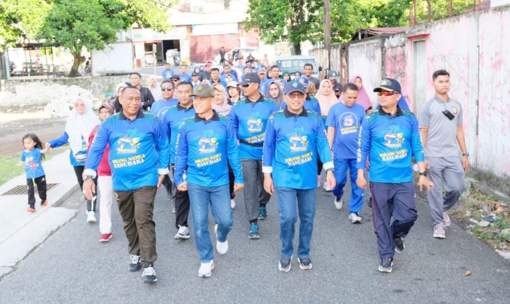Peringati HUT Pom-AD Ke-77 Tahun, Denpom XVI/1 Ternate Gelar Fun Bike hingga Jalan Sehat