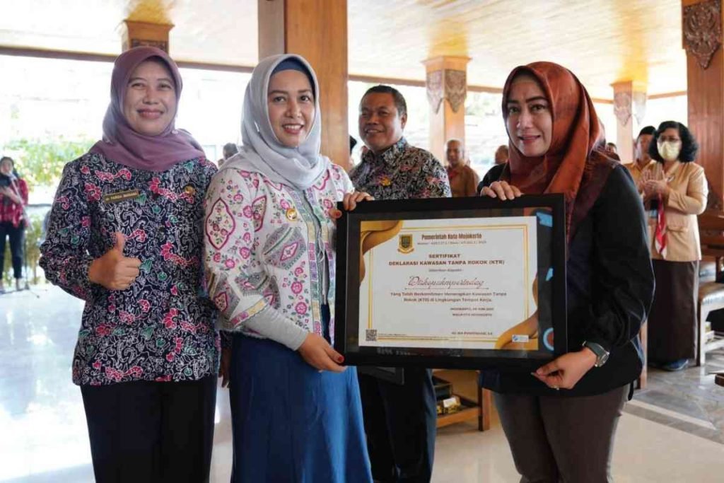 Wujudkan Kota Sehat, Pemkot Mojokerto Tetapkan Kawasan Tanpa Rokok